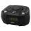 Jensen JCR-310 Top Loading AM/FM PLL Stereo CD Dual Alarm Clock Radio with 0.6-Inch Green LED Display and Aux Line-In