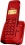 Siemens Gigaset SIAA120R - Teléfono fijo inalámbrico, agenda 50 registros, color rojo