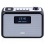 August MB400 - DAB/DAB+ Radio with NFC Bluetooth Wireless Speaker, Alarm Clock and FM Tuner - Portable Radio and MP3 Player: SD Card Reader / 3.5mm Au