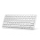 Anker&reg; Ultra Compact Slim Profile Wireless Bluetooth Keyboard for iOS, Android, Windows and Mac with Rechargeable 6-Month Battery (White)