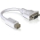 DeLOCK 2x USB2.0-A male / USB mini 5-pin - Cable USB (USB A, Mini-USB B, macho/macho, 0.80 m) Transparente