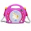 X4-Tech Kinder CD-Player Bobby Joey inkl. MP3, Pink ,  ,  ,