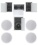 7.1 Home Theater Flush Inwall/Ceiling Speaker Package- Two Inwall 6.5&quot; 2-way Speakers, One Inwall Dual 5.25&quot; 2-way Center Speaker, Four Ceiling 6.5&quot;