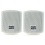 Acoustic Audio AA321W Surround Speakers, White, Set of 2