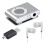 Mini Clip Metal USB MP3 Music Media Player With Micro TF/SD Card Slot Support 1-8GB + Earphone Purple