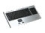 AVS Gear S-KW415TG Silver&amp;Black 87 Normal Keys 10 Function Keys USB RF Wireless Mini Keyboard
