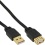 InLine 34605F A Stecker Kontakte gold USB 2.0 Verlängerung Flachkabel (5m) schwarz