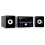Inovalley CH10CD-BTH Mini Bluetooth Kompaktanlage Stereoanlage mit USB (AUX, MP3-CD-Player, UKW-Radio, Hochglanz-Front, Fernbedienung) schwarz