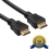 High Tech Computing - 5m 5 METER PRO GOLD RED (1.4a Version, 3D) HDMI TO HDMI CABLE WITH ETHERNET,COMPATIBLE WITH 1.4,1.3c,1.3b,1.3,10... 360,SKYHD,FR