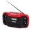 VonHaus Wind Up Solar Radio with Rechargeable Battery &amp; USB Charger Port AM/FM Radio &amp; Micro USB Cable