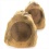 Acoustic Audio B6RS Outdoor Rock Speakers, Sandstone Brown, Set of 2