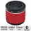 Gear Head BT3000RED Portable Bluetooth Speaker for iPad/iPhone/iPod, Red/Black
