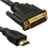 1.5m HDMI to DVI Cable - Pro Quality (100% Copper Wire &amp; Oxygen Free OFC) ~ 1080p (Full HD) ~ v1.3 ~ Video ~ DVI-D (Dual Link) 24+1 Pins ~ 24k Gold Pl