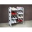 WHITE 4 TIER SHOE RACK/ORGANIZER FOR 12 PAIR SHOES
