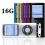 G.G.Martinsen 16 GB Slim 1.78&quot; LCD Mp3 Mp4 Player Media/Music/Audio Player with accessories-Silver Color