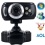 USB Interpolation 16.0M 3 LED Webcam Web Cam Camera Mic for PC Laptop
