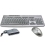 HP 5187URF2+ Wireless Keyboard &amp; Optical Mouse (Silver)
