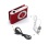 Mini Fashoin Clip Metal MP3 Music Player , Support 1 - 8GB SD Card (Red)