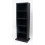 Faux Leather Media Storage Tower (DVDs, CDs &amp; Video Games) - Brown