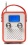 Crosley Radio Portable Songbird Alarm Clock Radio in Orange