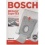 Bosch Part#462544 - Genuine Type G MEGAfilt SuperTEX Vacuum Bag (BBZ51AFG2U) - Fits Bosch Compact Series and Formula Series Vacuums - 5/Package