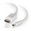 C2G / Cables to Go 54297 Mini DisplayPort to DisplayPort Adapter Cable Male to Male, White (3 Feet)