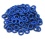 Cherry MX Rubber O-Ring Switch Dampeners Blue 40A-R - 0.4mm Reduction (125pcs)