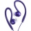 JVC HAEBX5V Sport Clip Headphone, Violet