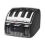 Tefal Avanti Black 4 Slice Toaster