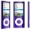 ®Gadget Bay© -MP4 & MP3 Player Nano Style Scroll 5TH Gen, FM Radio -8GB, (A choice of 8 colours from the drop down menu) Purple