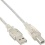 InLine USB 2.0 cable, A to B, transparent, 7m (34557T)