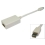 Apple Mac Mini Display Port (Male) to HDMI (Female) Cable ~ Display Adapter~ Signal Converter ~ White Coloured ~ 20cm/0.2m ~ Video Output Lead ~ Displ