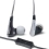 Aud?o Perfect Fit Earphones with Microphone 122 (Black)