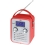 Trevi VRA-782 Retro Alarm Clock Radio AUX - Red