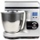 Andrew James Large 7 Litre Automatic Silver Food Stand Mixer - Powerful 1000 watt Motor -7 Automatic settings, Digital Control and LCD Display + 128 P