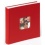 Walther FA-208-R Buchalbum "Fun" , Format 30 x 30 cm, 100 weißen Seiten, mit Bildausschnitt, rot