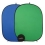 Photogenic Chameleon Chroma Key, Reversable 57" x 77" Green / Blue Collapsible Disc Background, with Bag.