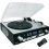 INOVALLEY Retro10E Cha&icirc;ne hifi R&eacute;tro avec platine vinyle et CD FM USB