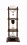 Yama Glass 6-8 Cup Cold Drip Maker Curved Brown Wood Frame