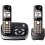 Panasonic KX-TG6532B Expandable Digital Cordless Phone with Answering System 2 handsets