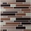 Achim Home Furnishings MGTPMCBG24 Piano Mosaic Magic Gel Wall Tile, Coffee/Beige, 1-Pack
