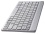 Perixx PERIBOARD-804i US, Tastiera Bluetooth Bianco - 261x129x9mm Dimensione - Compatibile con iPad e iPhone - Tasti di notebook - Layout QWERTY Engli