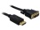 DeLOCK Displayport &gt; DVI 24+1 m/m 3m - adaptadores de cable de v&iacute;deo (3m, Displayport, DVI-D) Negro