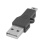 USB 2.0 Type A Male to Mini 5 Pin Male Adapter Converter Black