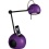 iHome by Checkolite IHL12PUR Orbit iPod Lamp (Purple)