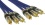 InLine 89701P - Cable audio (RCA, 1 metros), azul