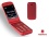 TTfone Venus 700 - Prepay Pay As You Go PAYG Big Button Flip Mobile Phone - Camera - SOS Button (Orange Pay as you go, Red)
