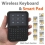 DSI 2.4GHZ Wireless Keyboard WITH Touchpad Black RK-728