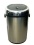 iTouchless iTouchless IT18RC Trashcan NX Stainless Steel Trash Can, Brushed Silver, Stainless Steel, 23 gal.