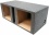 ASC Dual 15&quot; Subwoofer Kicker Square L3 L5 L7 Vented Port Sub Box Speaker Enclosure